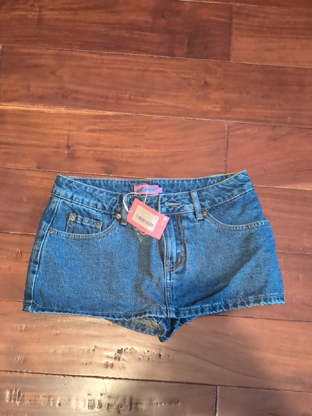 Edikted Camelia Denim Mini Skort BmNWT